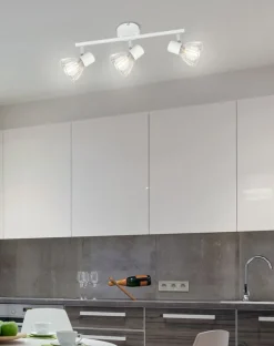 Oświetlenie Przedpokoju|Oświetlenie Jadalni>Candellux Lighting LAMPA ŚCIENNA FLY LISTWA E14 BIAŁY/CHROM