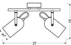 Oświetlenie Pokoju Dziecięcego|Oświetlenie Przedpokoju>Candellux Lighting Lampa ścienna Gray listwa E14 szary