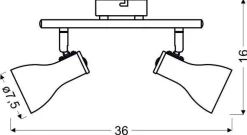 Oświetlenie Pokoju Dziecięcego|Oświetlenie Jadalni>Candellux Lighting Lampa ścienna Julie listwa E14 szary