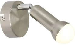 Oświetlenie Przedpokoju|Oświetlenie Sypialni>Candellux Lighting Lampa ścienna kinkiet satyna nikiel Arc