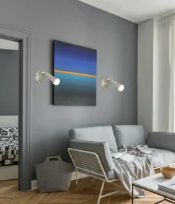 Oświetlenie Przedpokoju|Oświetlenie Sypialni>Candellux Lighting Lampa ścienna kinkiet satyna nikiel Arc