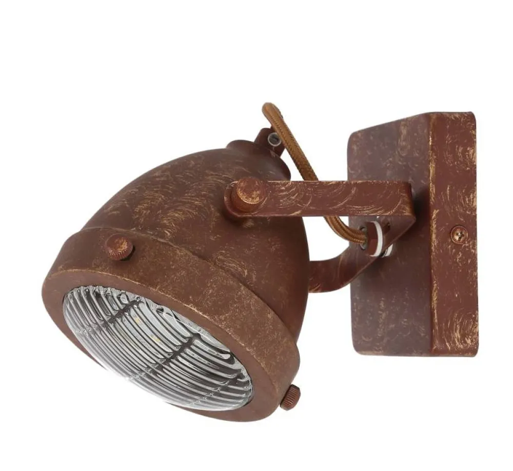 Oświetlenie Przedpokoju|Oświetlenie Jadalni>Candellux Lighting Lampa ścienna kinkiet 1xGU10 rdzawy FRODO