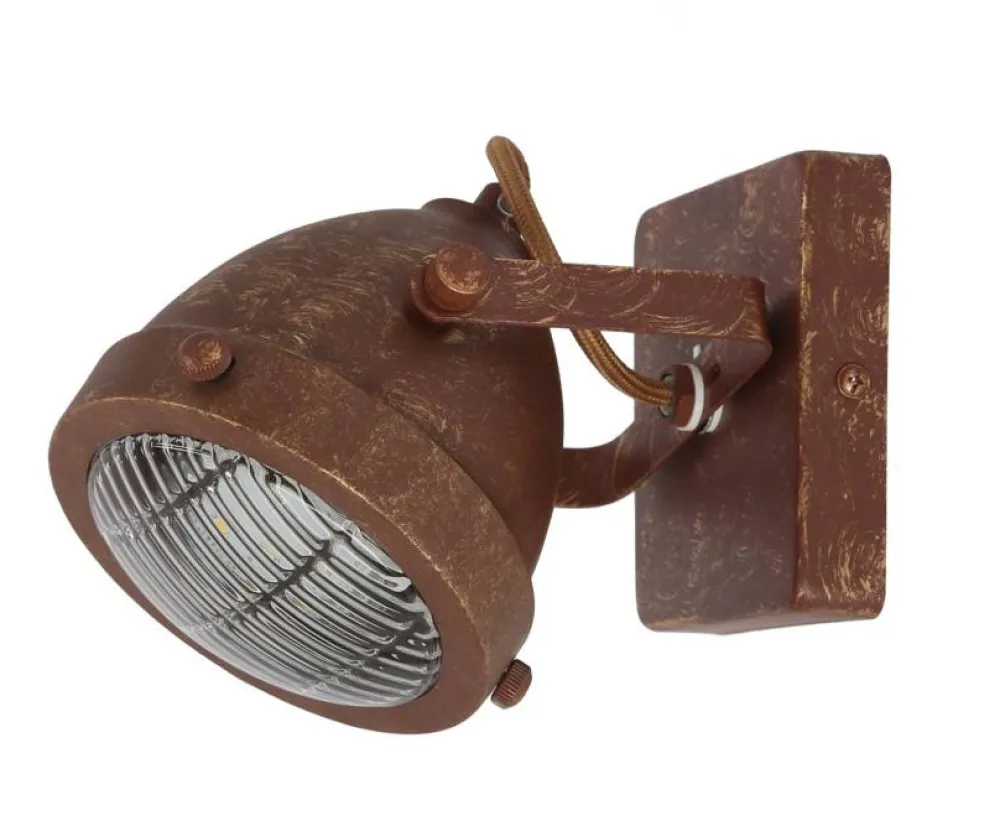 Oświetlenie Przedpokoju|Oświetlenie Jadalni>Candellux Lighting Lampa ścienna kinkiet 1xGU10 rdzawy FRODO