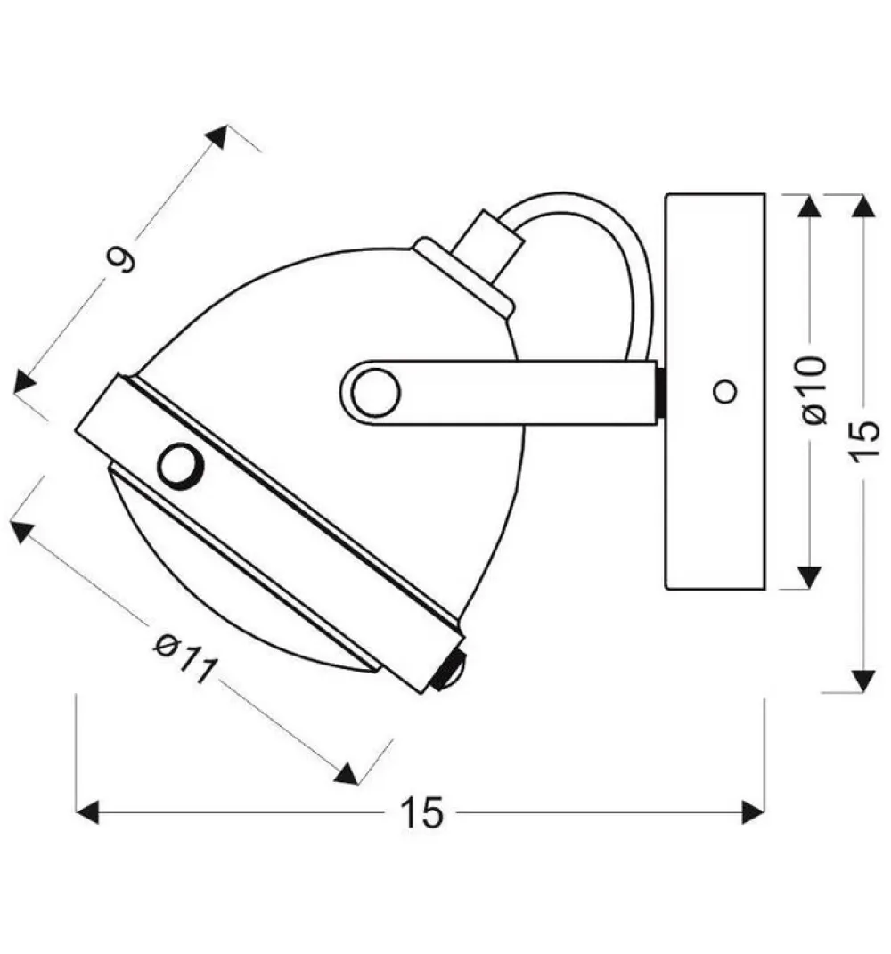 Oświetlenie Przedpokoju|Oświetlenie Jadalni>Candellux Lighting Lampa ścienna kinkiet 1xGU10 rdzawy FRODO