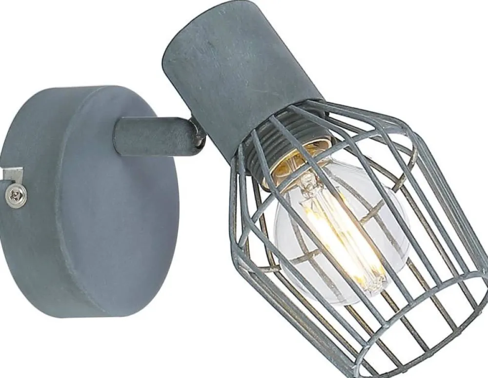 Oświetlenie Przedpokoju|Oświetlenie Jadalni>Candellux Lighting Lampa ścienna kinkiet 1X40W E14 szary VIKING