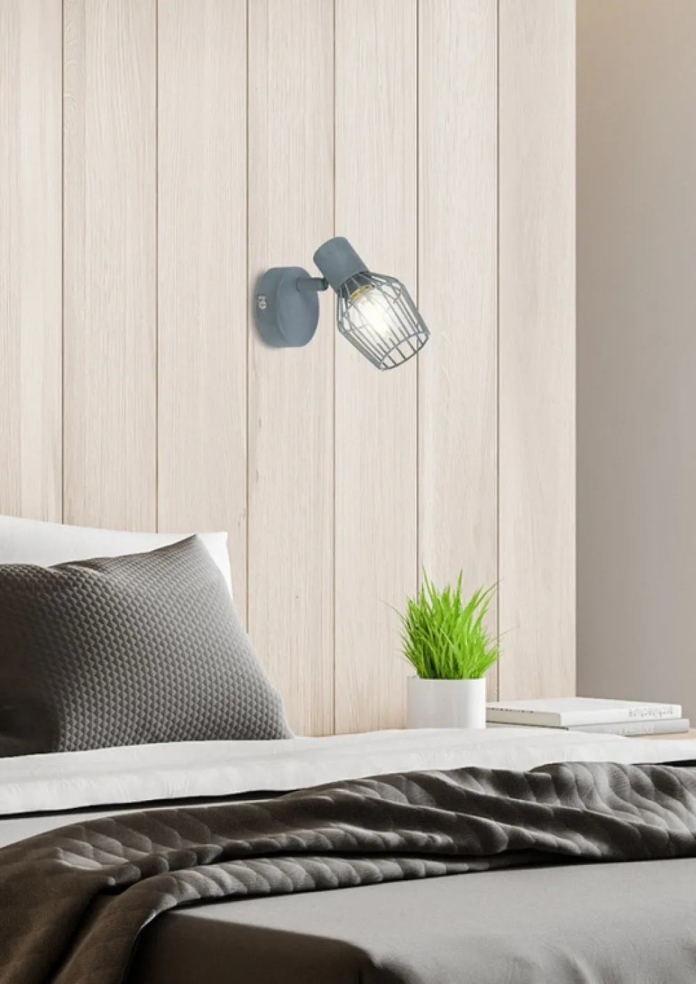 Oświetlenie Przedpokoju|Oświetlenie Jadalni>Candellux Lighting Lampa ścienna kinkiet 1X40W E14 szary VIKING