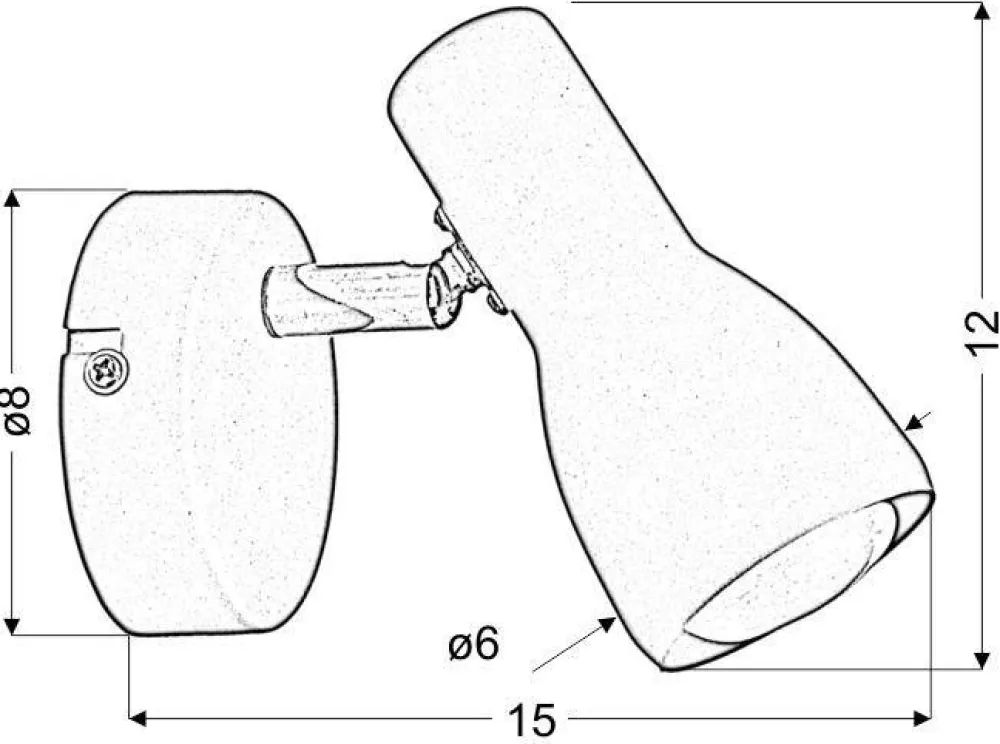 Oświetlenie Pokoju Dziecięcego|Oświetlenie Sypialni>Candellux Lighting Lampa ścienna kinkiet 1X40W E14 czarny matowy PICARDO