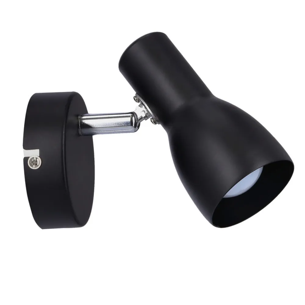 Oświetlenie Pokoju Dziecięcego|Oświetlenie Sypialni>Candellux Lighting Lampa ścienna kinkiet 1X40W E14 czarny matowy PICARDO