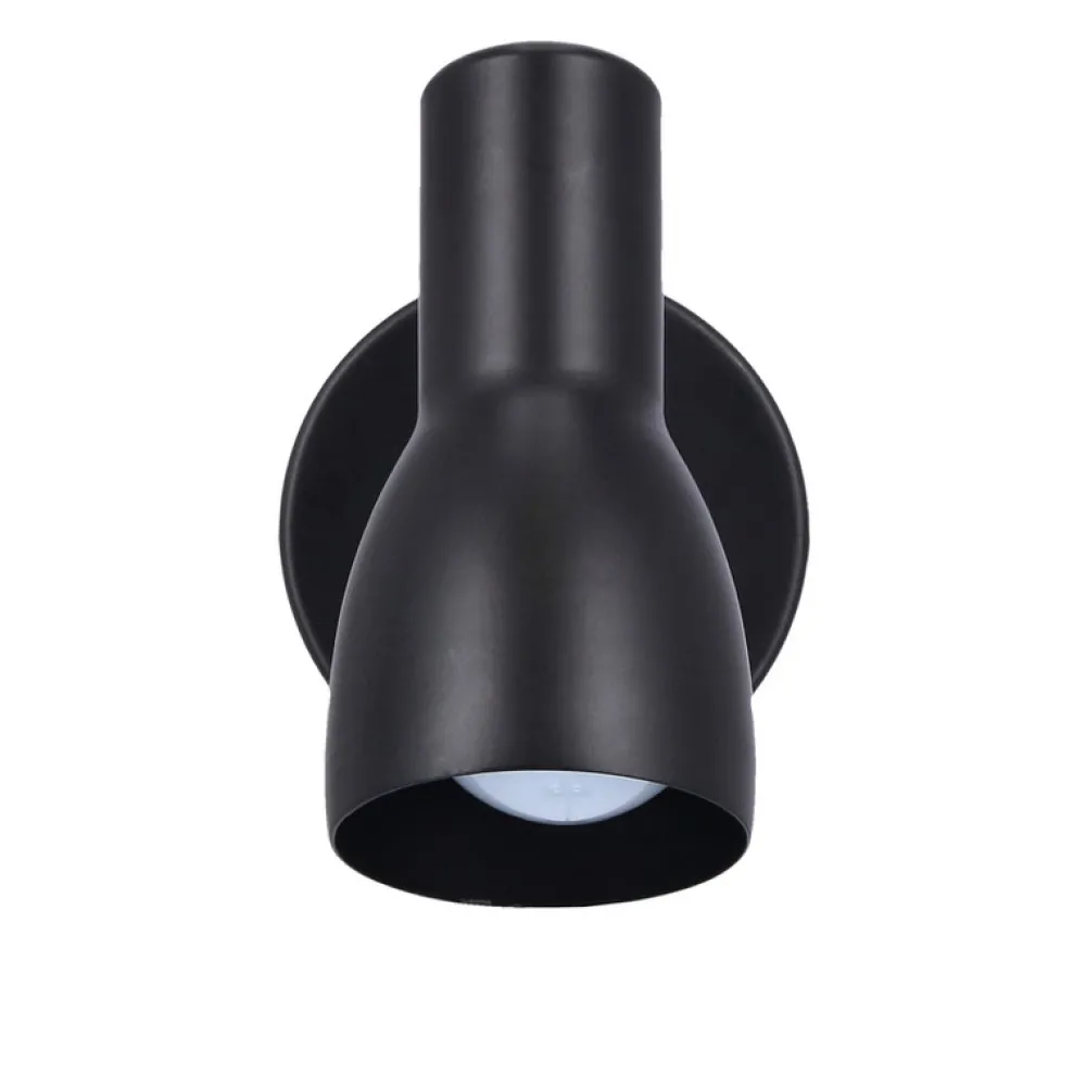 Oświetlenie Pokoju Dziecięcego|Oświetlenie Sypialni>Candellux Lighting Lampa ścienna kinkiet 1X40W E14 czarny matowy PICARDO