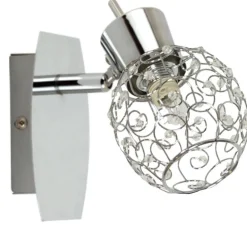 Oświetlenie Przedpokoju|Oświetlenie Sypialni>Candellux Lighting Lampa ścienna kinkiet 1X40W G9 chrom HORUS