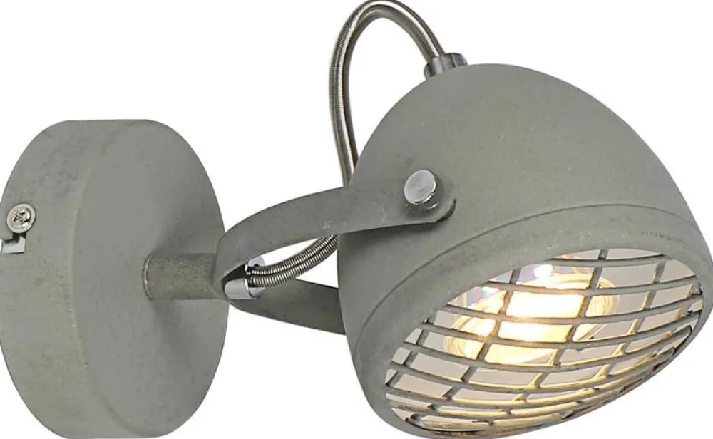 Oświetlenie Przedpokoju|Oświetlenie Jadalni>Candellux Lighting Lampa ścienna kinkiet 1X50W GU10 betonowy szary PENT
