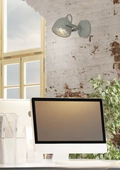 Oświetlenie Przedpokoju|Oświetlenie Jadalni>Candellux Lighting Lampa ścienna kinkiet 1X50W GU10 betonowy szary PENT