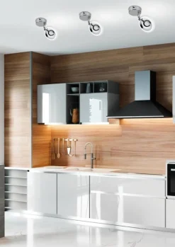 Oświetlenie Przedpokoju|Oświetlenie Sypialni>Candellux Lighting Lampa ścienna kinkiet 1X6W LED chrom 3000K CELT