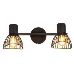 Oświetlenie Przedpokoju|Oświetlenie Jadalni>Candellux Lighting Lampa ścienna listwa 2xE14 39cm czarny FLY