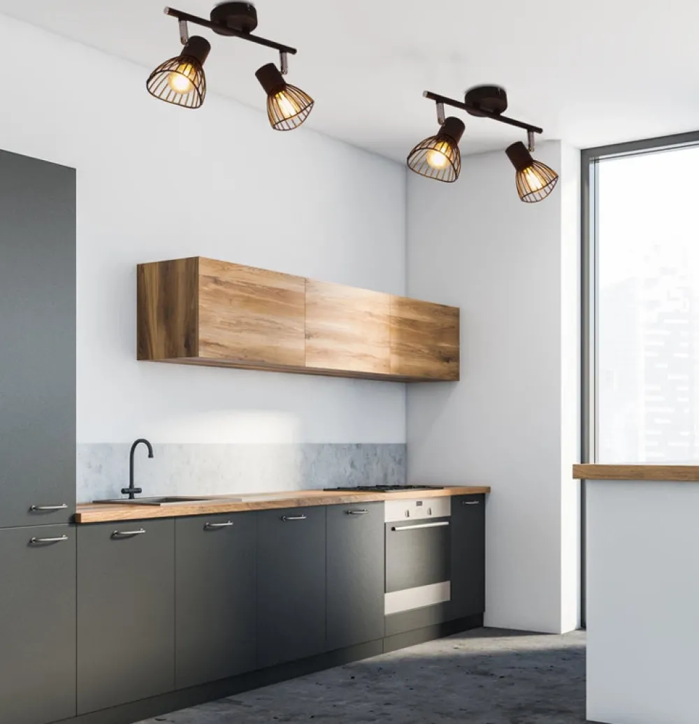 Oświetlenie Przedpokoju|Oświetlenie Jadalni>Candellux Lighting Lampa ścienna listwa 2xE14 39cm czarny FLY