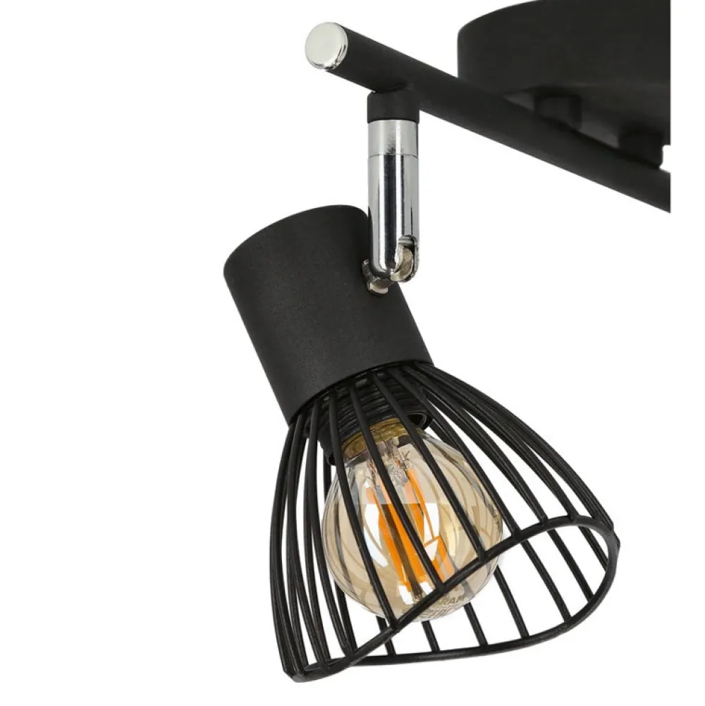 Oświetlenie Przedpokoju|Oświetlenie Jadalni>Candellux Lighting Lampa ścienna listwa 2xE14 39cm czarny FLY