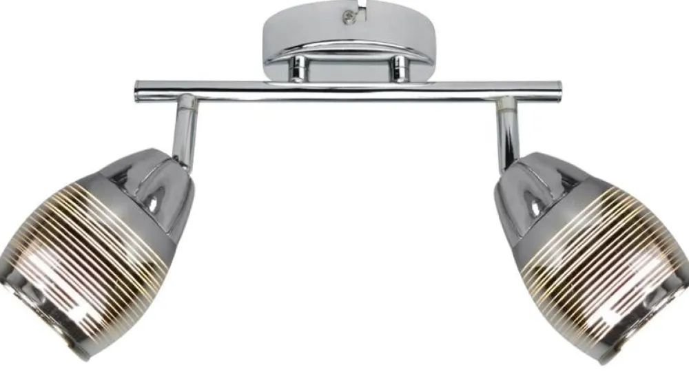 Oświetlenie Jadalni|Oświetlenie Kuchni>Candellux Lighting Lampa ścienna listwa 2X10W E14 LED chrom MILTON