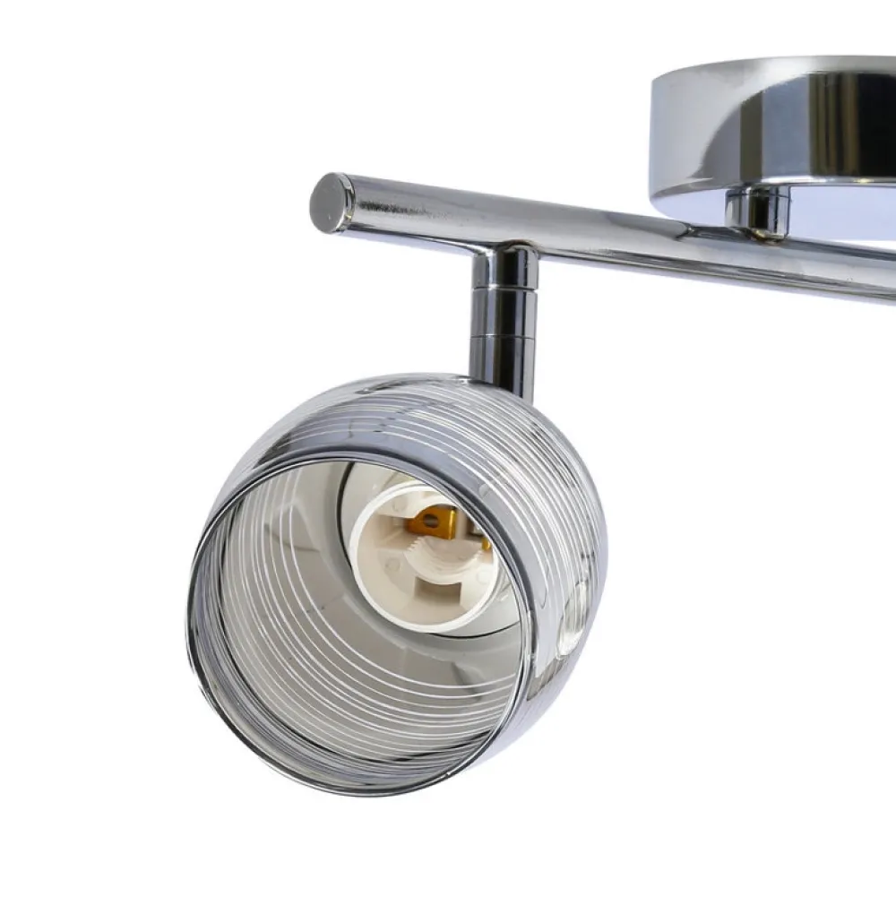 Oświetlenie Jadalni|Oświetlenie Kuchni>Candellux Lighting Lampa ścienna listwa 2X10W E14 LED chrom MILTON