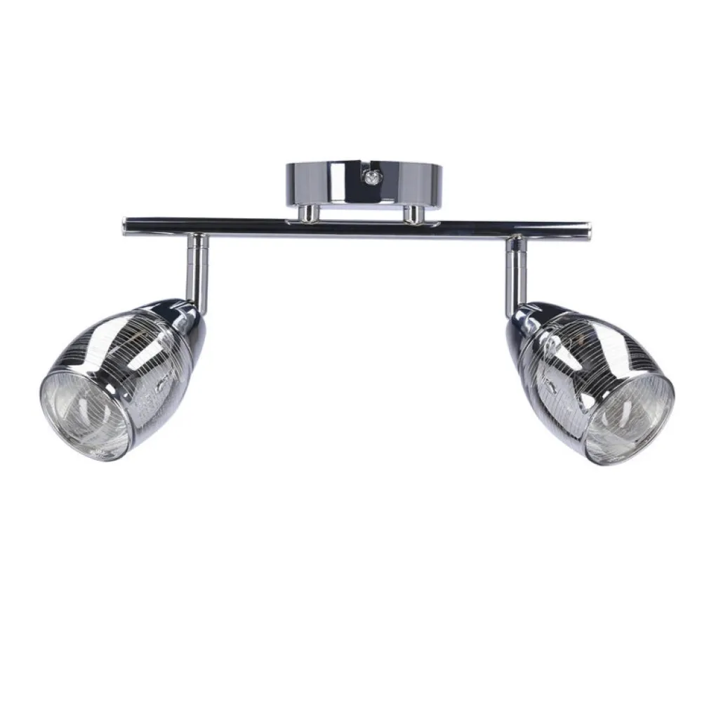 Oświetlenie Jadalni|Oświetlenie Kuchni>Candellux Lighting Lampa ścienna listwa 2X10W E14 LED chrom MILTON