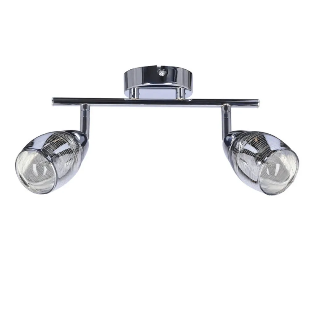 Oświetlenie Jadalni|Oświetlenie Kuchni>Candellux Lighting Lampa ścienna listwa 2X10W E14 LED chrom MILTON