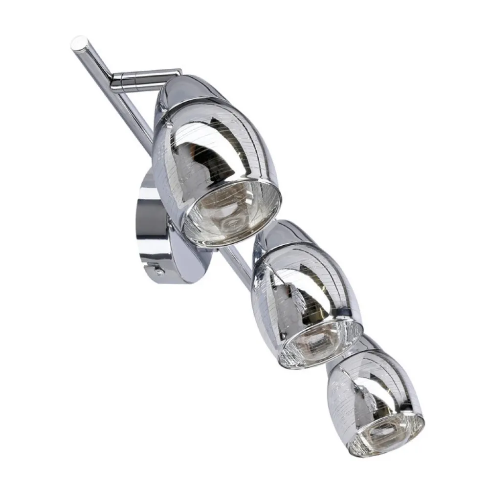 Oświetlenie Jadalni|Oświetlenie Kuchni>Candellux Lighting Lampa ścienna listwa 3X10W E14 LED chrom MILTON