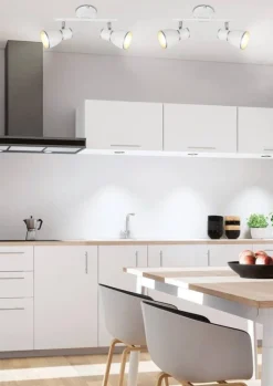 Oświetlenie Przedpokoju|Oświetlenie Łazienki>Candellux Lighting Lampa ścienna listwa 2X40W E14 biały/chrom FIDO