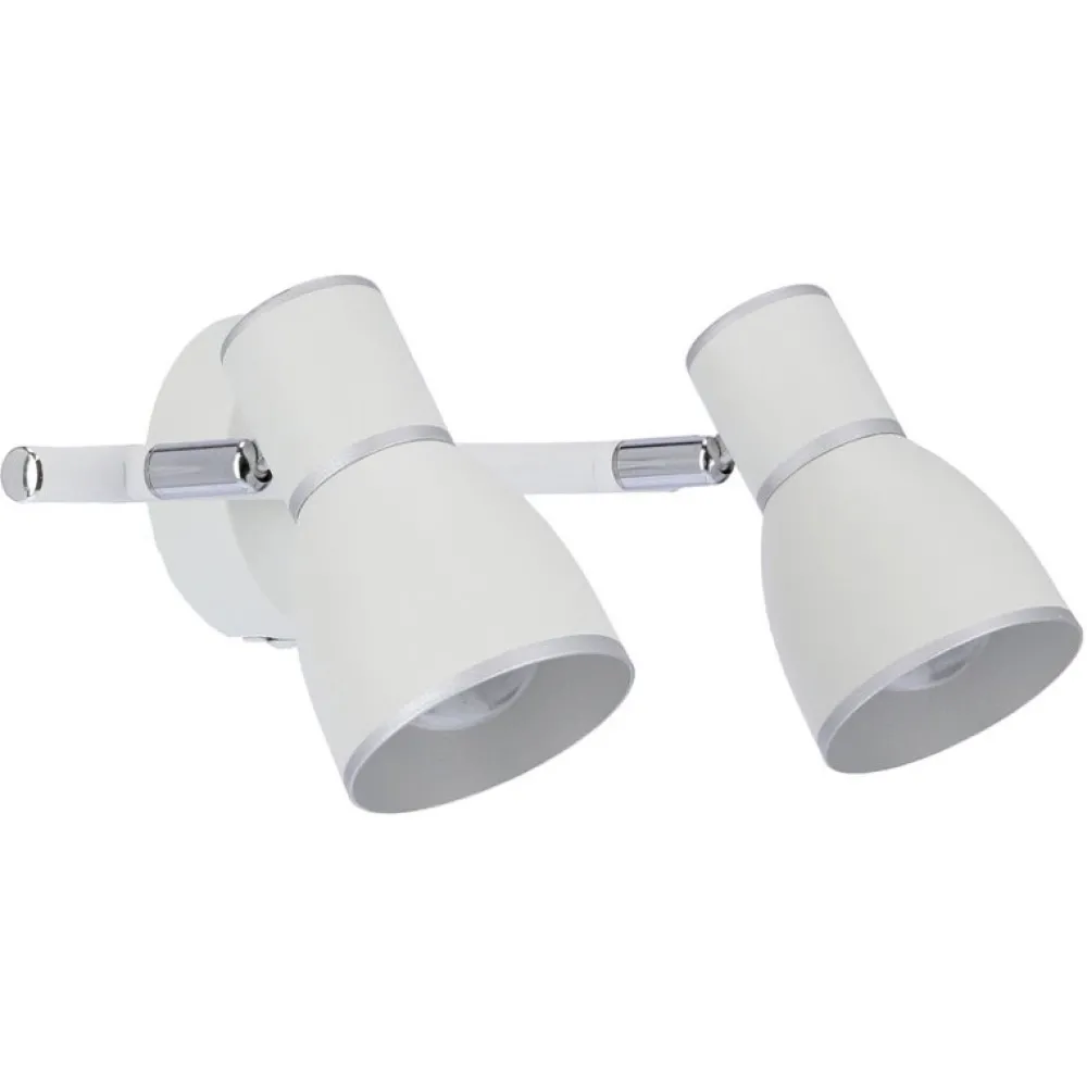 Oświetlenie Przedpokoju|Oświetlenie Łazienki>Candellux Lighting Lampa ścienna listwa 2X40W E14 biały/chrom FIDO