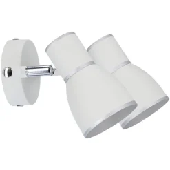 Oświetlenie Przedpokoju|Oświetlenie Łazienki></noscript>Candellux Lighting Lampa ścienna listwa 2X40W E14 biały/chrom FIDO