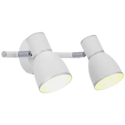 Oświetlenie Przedpokoju|Oświetlenie Łazienki></noscript>Candellux Lighting Lampa ścienna listwa 2X40W E14 biały/chrom FIDO