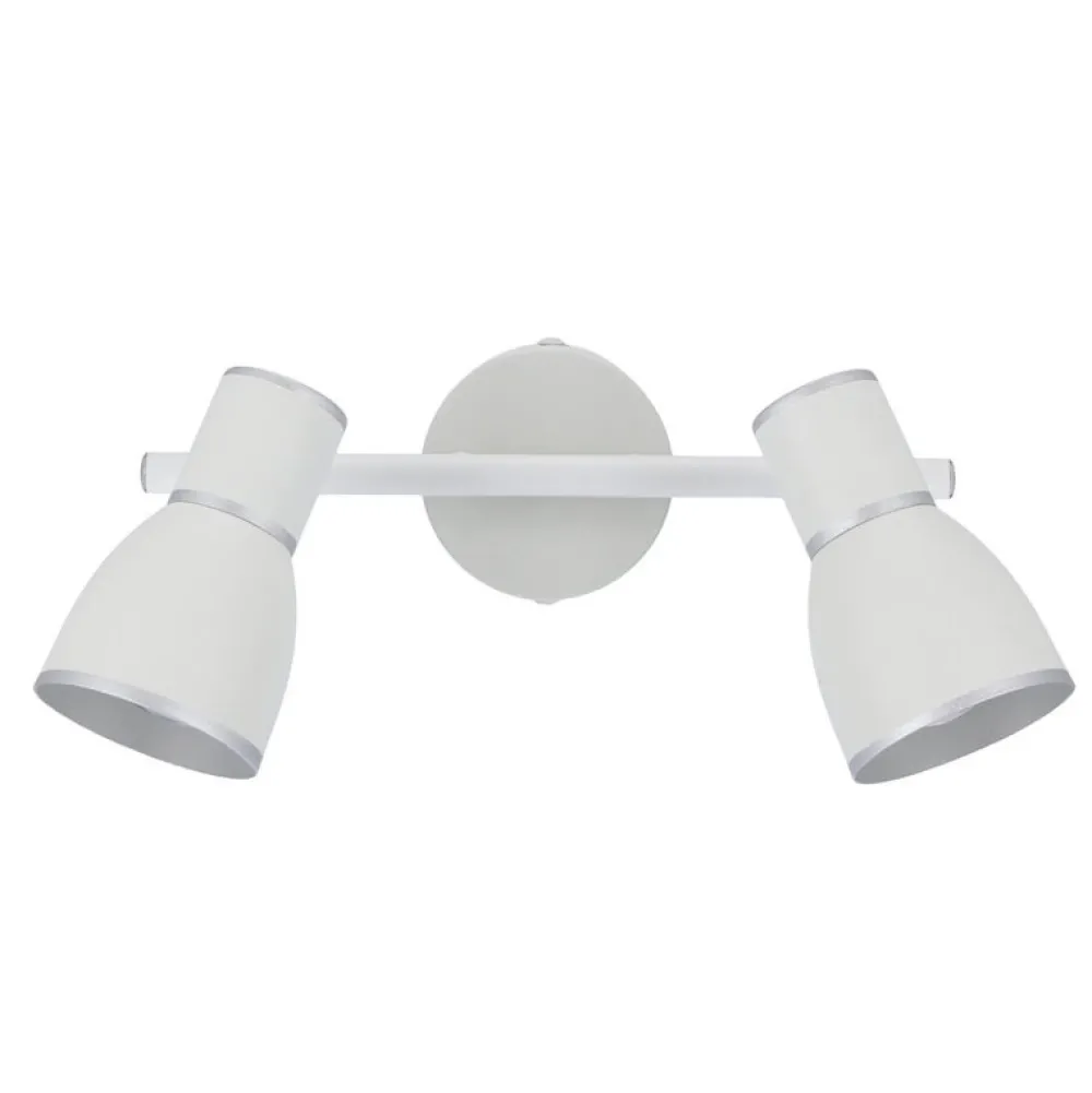 Oświetlenie Przedpokoju|Oświetlenie Łazienki>Candellux Lighting Lampa ścienna listwa 2X40W E14 biały/chrom FIDO