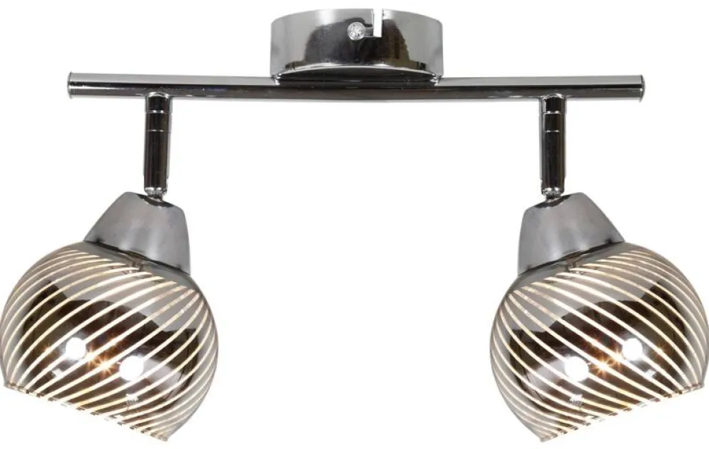 Oświetlenie Przedpokoju|Oświetlenie Łazienki>Candellux Lighting Lampa ścienna listwa 2X10W E14 LED chrom FORT