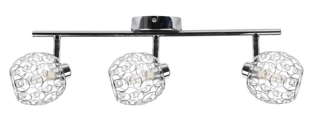 Oświetlenie Przedpokoju|Oświetlenie Jadalni>Candellux Lighting Lampa ścienna listwa 3X40W G9 chrom HORUS