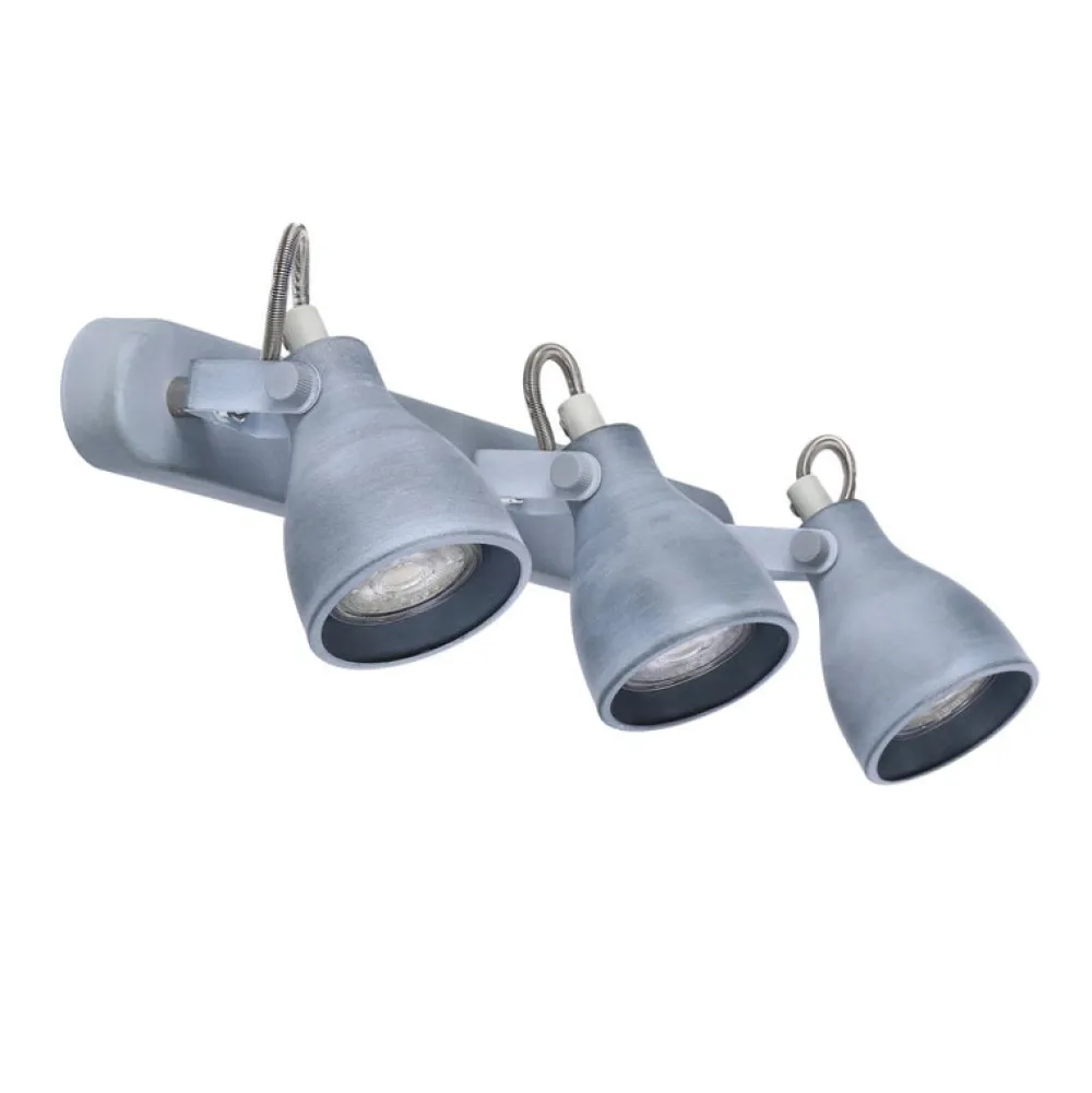 Oświetlenie Przedpokoju|Oświetlenie Jadalni>Candellux Lighting Lampa ścienna listwa 3X40W GU10 szary mat ASH