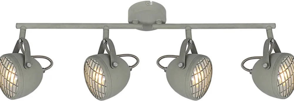 Oświetlenie Przedpokoju|Oświetlenie Jadalni>Candellux Lighting Lampa ścienna listwa 4X50W GU10 betonowy szary PENT