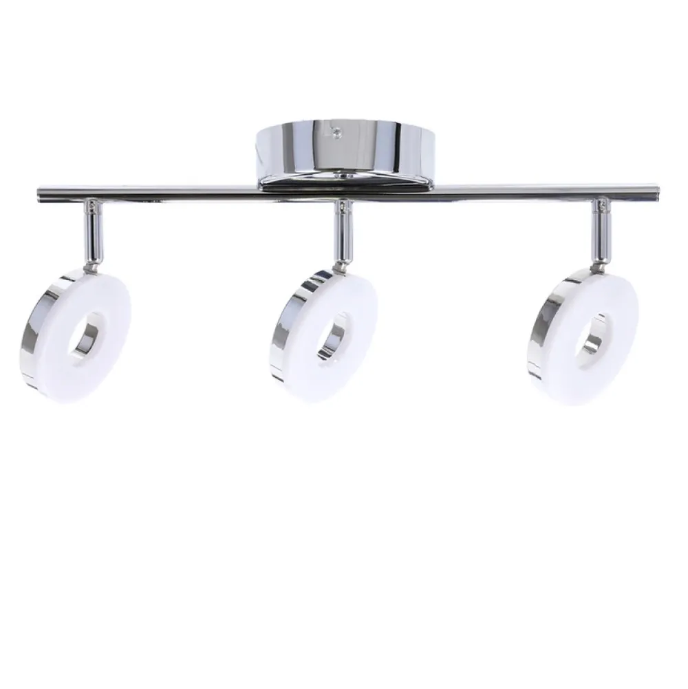 Oświetlenie Przedpokoju|Oświetlenie Jadalni>Candellux Lighting Lampa ścienna listwa 3X5W LED chrom THEMA