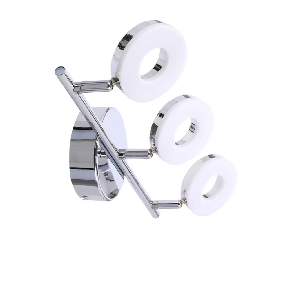 Oświetlenie Przedpokoju|Oświetlenie Jadalni>Candellux Lighting Lampa ścienna listwa 3X5W LED chrom THEMA