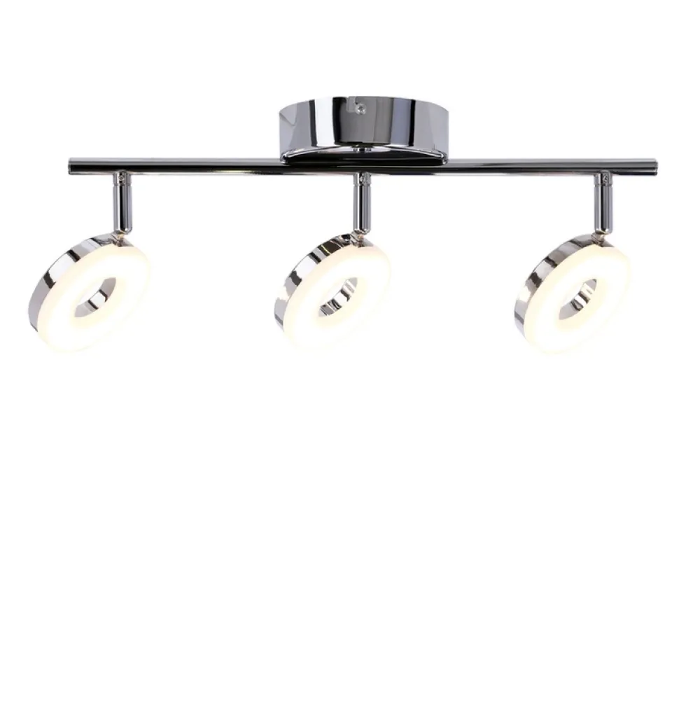 Oświetlenie Przedpokoju|Oświetlenie Jadalni>Candellux Lighting Lampa ścienna listwa 3X5W LED chrom THEMA