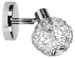 Oświetlenie Przedpokoju|Oświetlenie Sypialni>Candellux Lighting Lampa ścienna spot 1X40W G9 chrom COLLAR