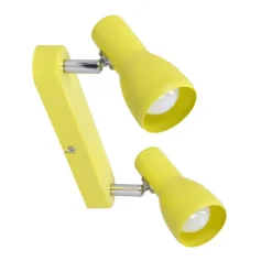 Oświetlenie Pokoju Dziecięcego|Oświetlenie Sypialni></noscript>Candellux Lighting Lampa ścienna sufitowa listwa żółta 2x40W Picardo