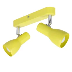 Oświetlenie Pokoju Dziecięcego|Oświetlenie Sypialni></noscript>Candellux Lighting Lampa ścienna sufitowa listwa żółta 2x40W Picardo