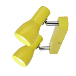 Oświetlenie Pokoju Dziecięcego|Oświetlenie Sypialni></noscript>Candellux Lighting Lampa ścienna sufitowa listwa żółta 2x40W Picardo