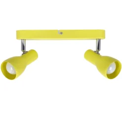 Oświetlenie Pokoju Dziecięcego|Oświetlenie Sypialni></noscript>Candellux Lighting Lampa ścienna sufitowa listwa żółta 2x40W Picardo