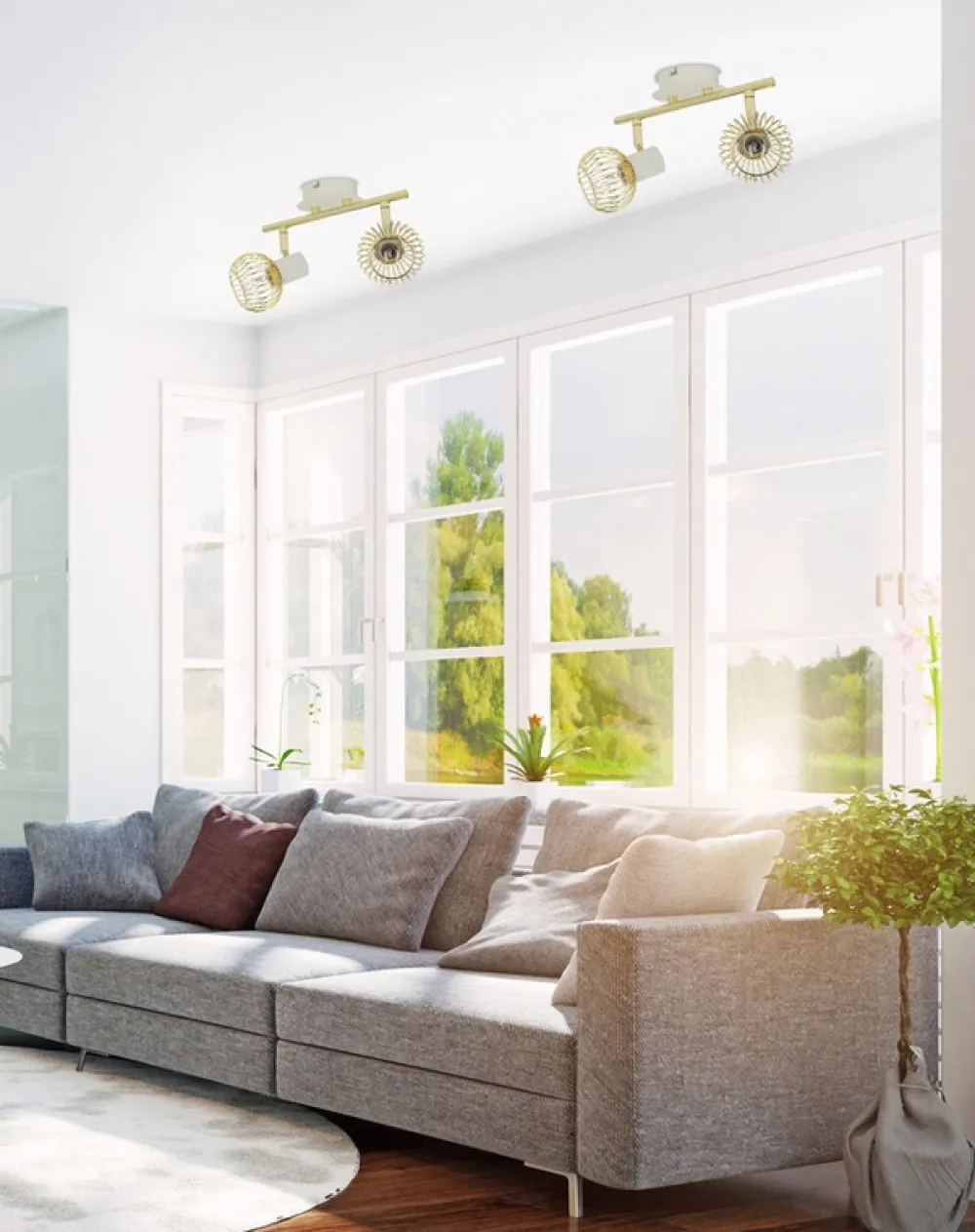 Oświetlenie Przedpokoju|Oświetlenie Jadalni>Candellux Lighting Lampa ścienna 2xE14 26cm Oslok Listwa Biały/Złoty