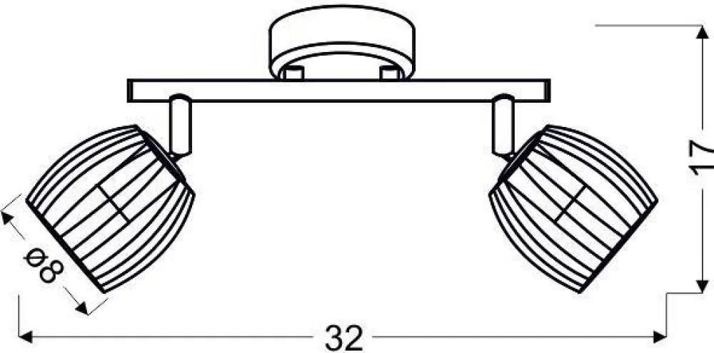 Oświetlenie Przedpokoju|Oświetlenie Jadalni>Candellux Lighting LAMPA ŚCIENNA ZONK LISTWA LED GU10 CZARNY MATOWY+SATYNA NIKIEL