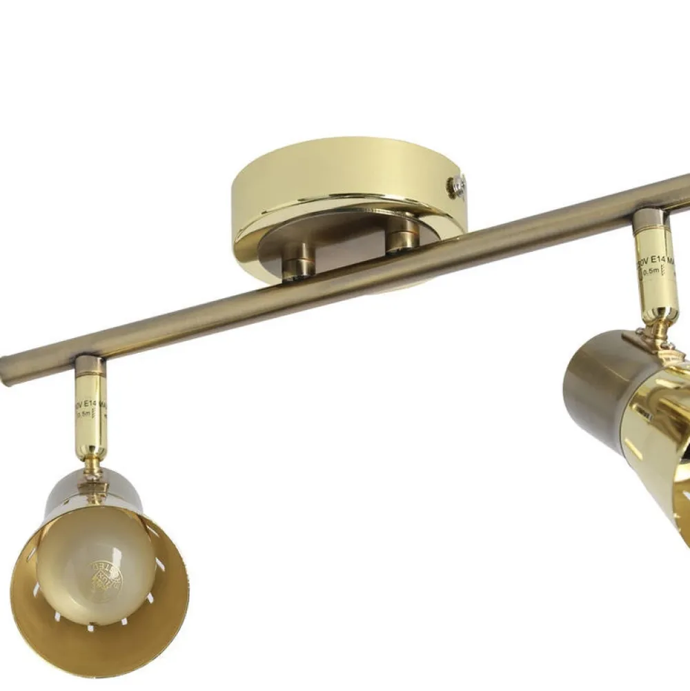 Oświetlenie Przedpokoju|Oświetlenie Jadalni>Candellux Lighting Lampa ścienna/listwa sufitowa ARNEA złota