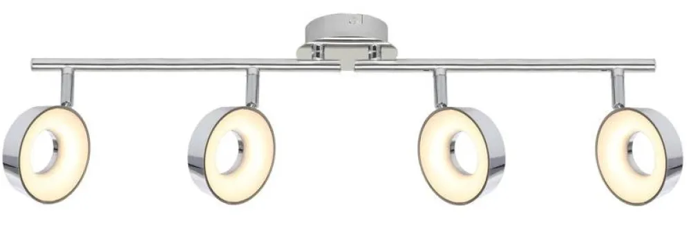 Oświetlenie Przedpokoju|Oświetlenie Jadalni>Candellux Lighting Lampa ścinna LED 4x4W 71cm ISLA LISTWA CHROM