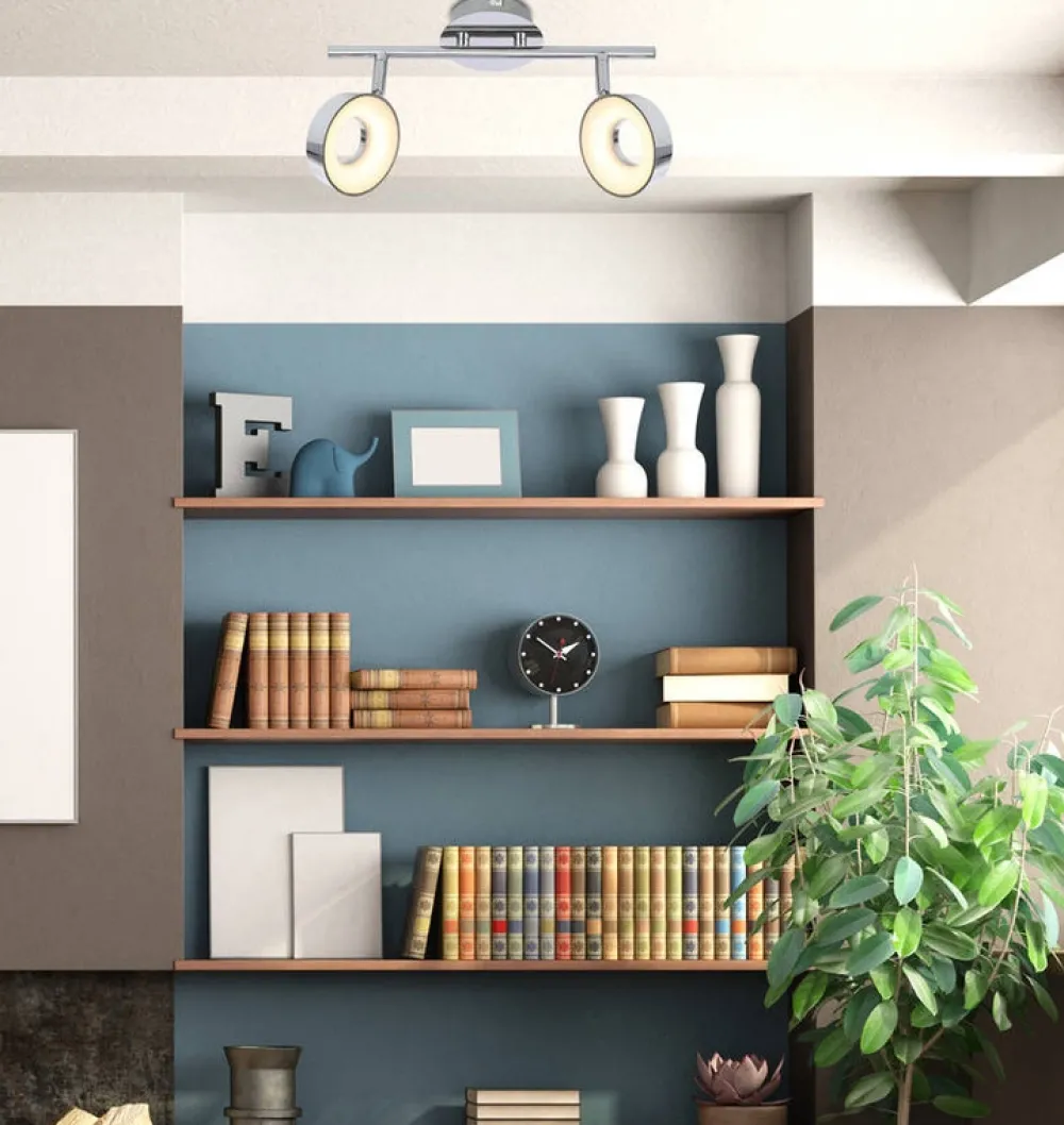 Oświetlenie Przedpokoju|Oświetlenie Sypialni>Candellux Lighting Lampa Isla led chrom3000K