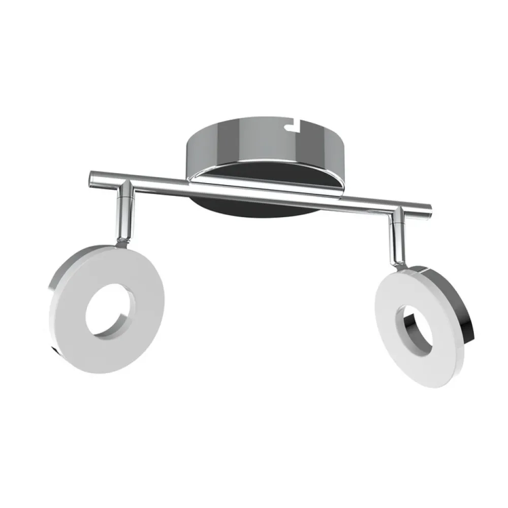 Oświetlenie Przedpokoju|Oświetlenie Jadalni>Candellux Lighting Lampa listwa ścienna/sufitowa chrom LED 2x5W Thema