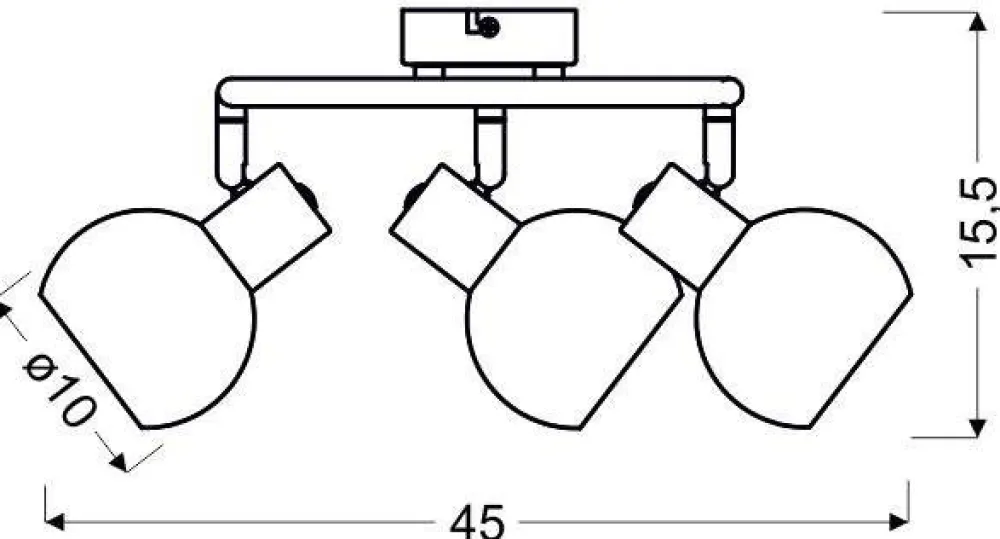 Oświetlenie Przedpokoju|Oświetlenie Jadalni>Candellux Lighting Lampa Mauro E14 led pilot