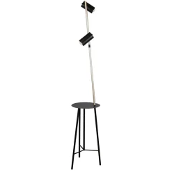 Oświetlenie Jadalni|Oświetlenie Sypialni></noscript>Candellux Lighting Lampa podłogowa Perret czarno-złota 164cm